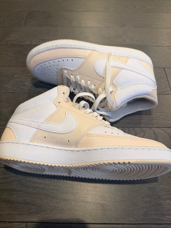 Nike Shoes - Nike high-Top Sneakers White & Pale Pink